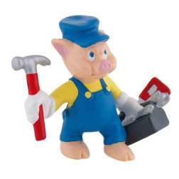 Figurina Bullyland Disney Classic - Little Pigs Mechanic