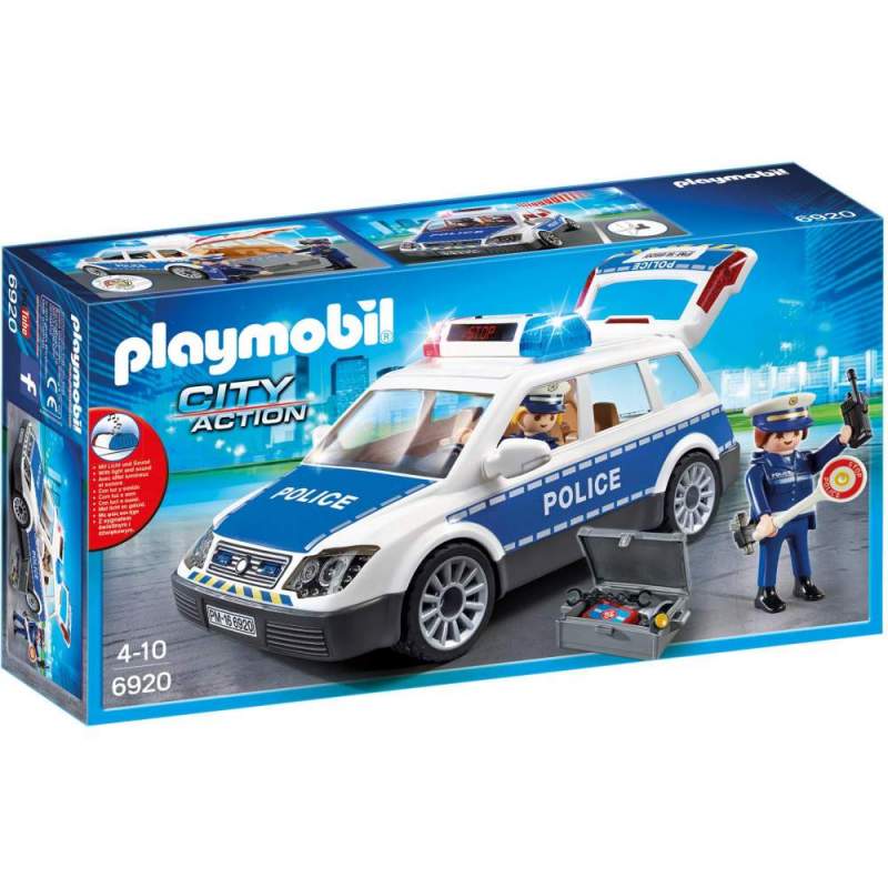Joc Playmobil Police - Masina de Politie cu Lumina si Sunete 6920