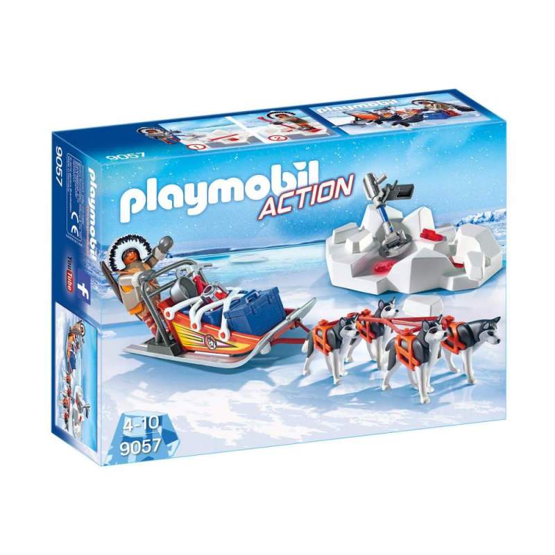 Set Playmobil Action - Sanie Trasa De Husky 9057