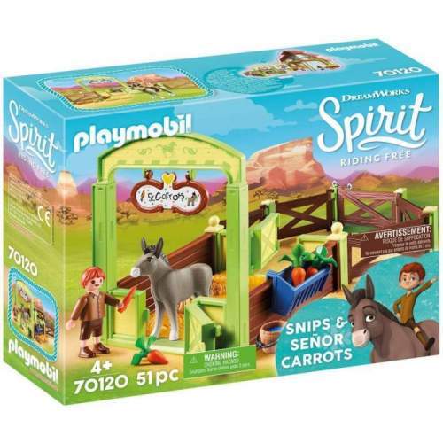 Set Playmobil Spirit - Grajd Si Copil Cu Morcovi 70120