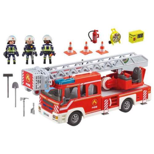Set Playmobil City Action - Masina De Pompieri Cu Scara 9463
