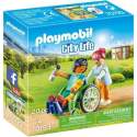 Set Playmobil City Life - Pacient In Scaun Cu Rotile 70193