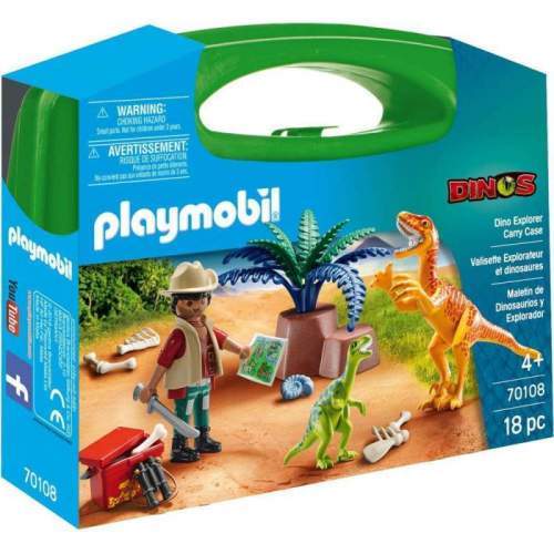 Set Playmobil Dinos - Set Portabil - Dinozauri 70108