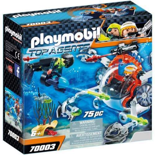 Set Playmobil Top Agents - Echipa De Spioni Cu Submarin 70003