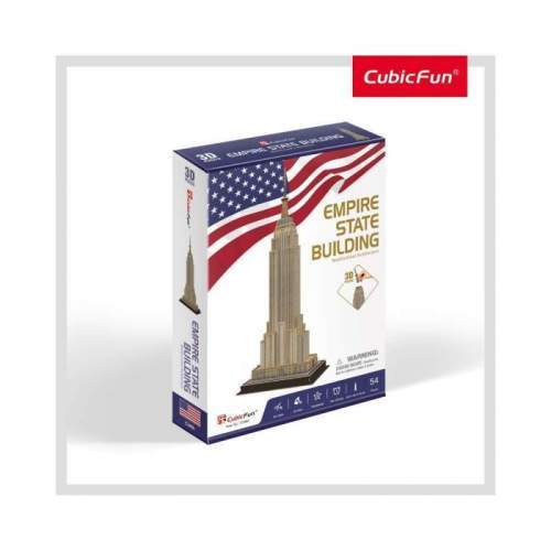 Puzzle 3D Empire State Building (Nivel Mediu 54 Piese)