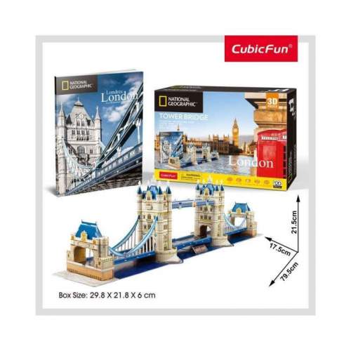 Puzzle 3D+Brosura-Tower Bridge 120 Piese