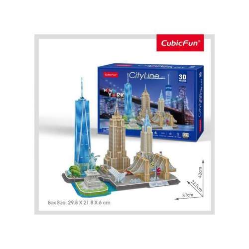 Puzzle 3D New York 123 Piese
