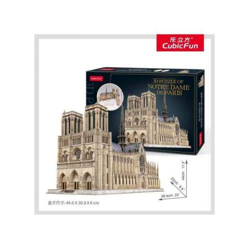 Puzzle 3D Notre Dame (Nivel Complex 293 Piese)