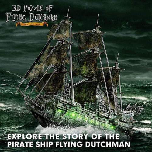 Puzzle 3D Led Flying Dutchman 360 Piese